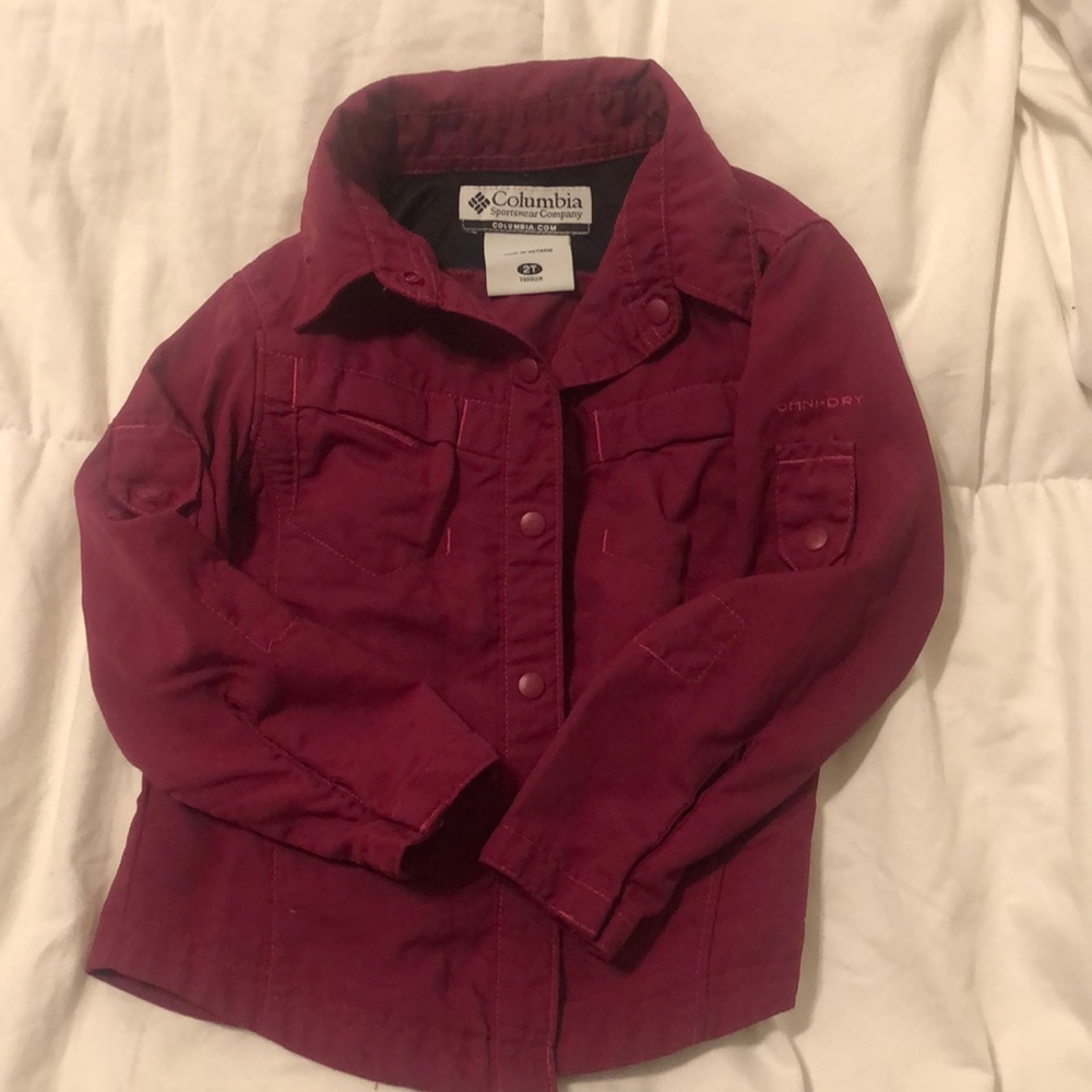 Toddler long sleeve Columbia top